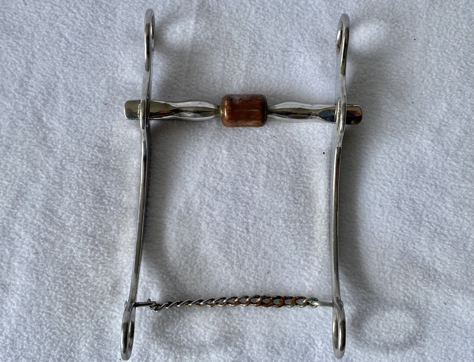 Terrific ENGRAVED Vintage Billy Allen Reining Ranch Bit~5" Mouth~LIGHTLY USED