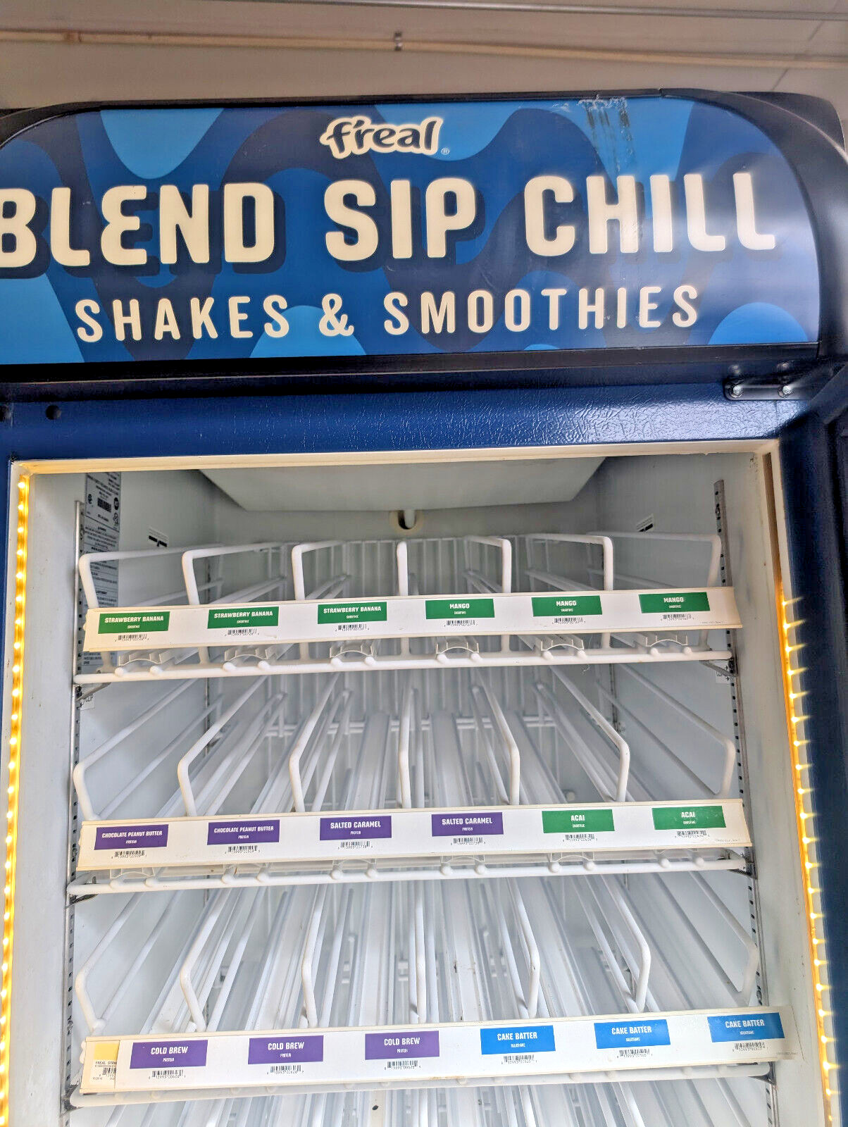 Minus Forty Glass Door Freezer, Merchandiser, Adjustable Shelves, F'REAL