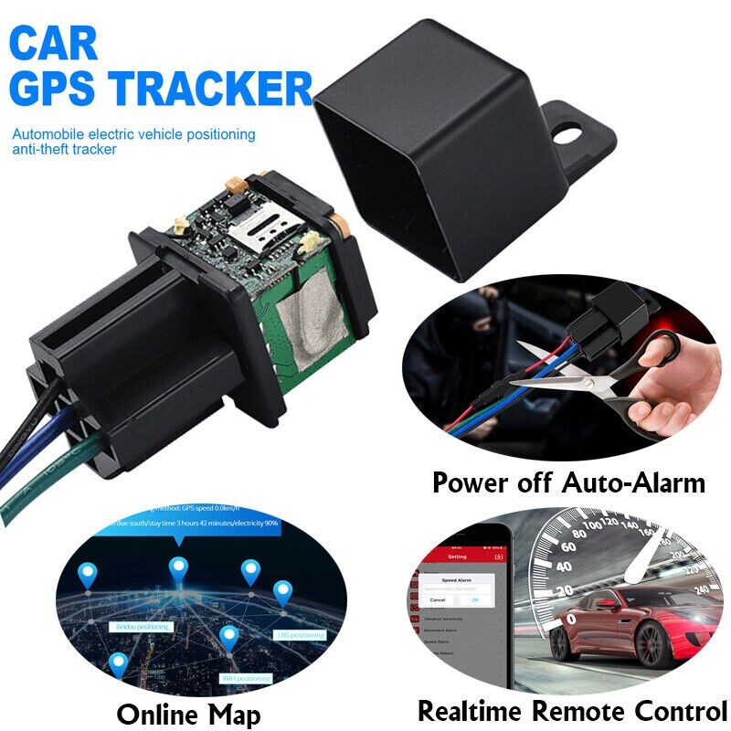 C13 Car Tracking Relay GPS Tracker Anti-theft Real Time Device Locator - 4G lte