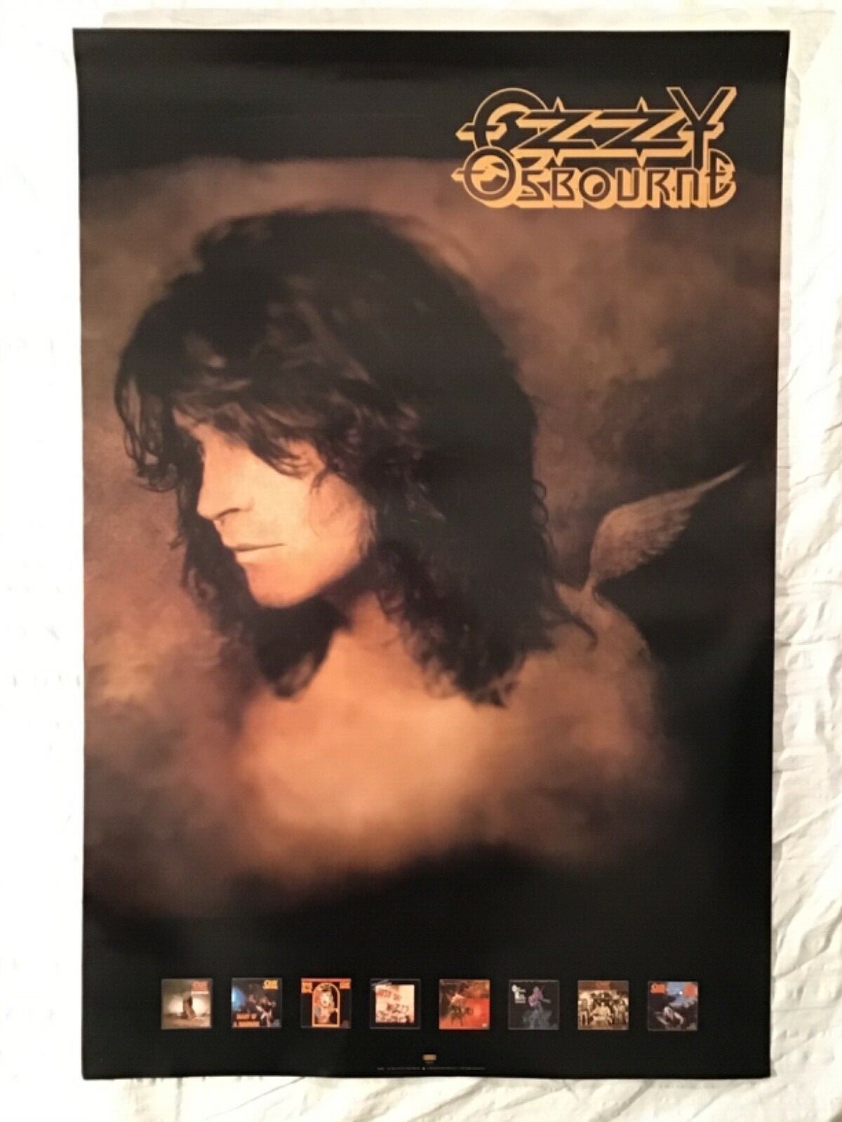Ozzy Osbourne 1991 Promo Poster Album Catalog Black Sabbath