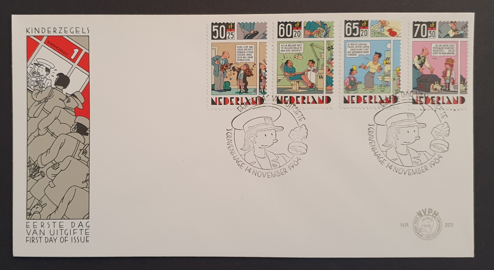 Netherlands stamp 1984 Children's Stamps First Day Cover