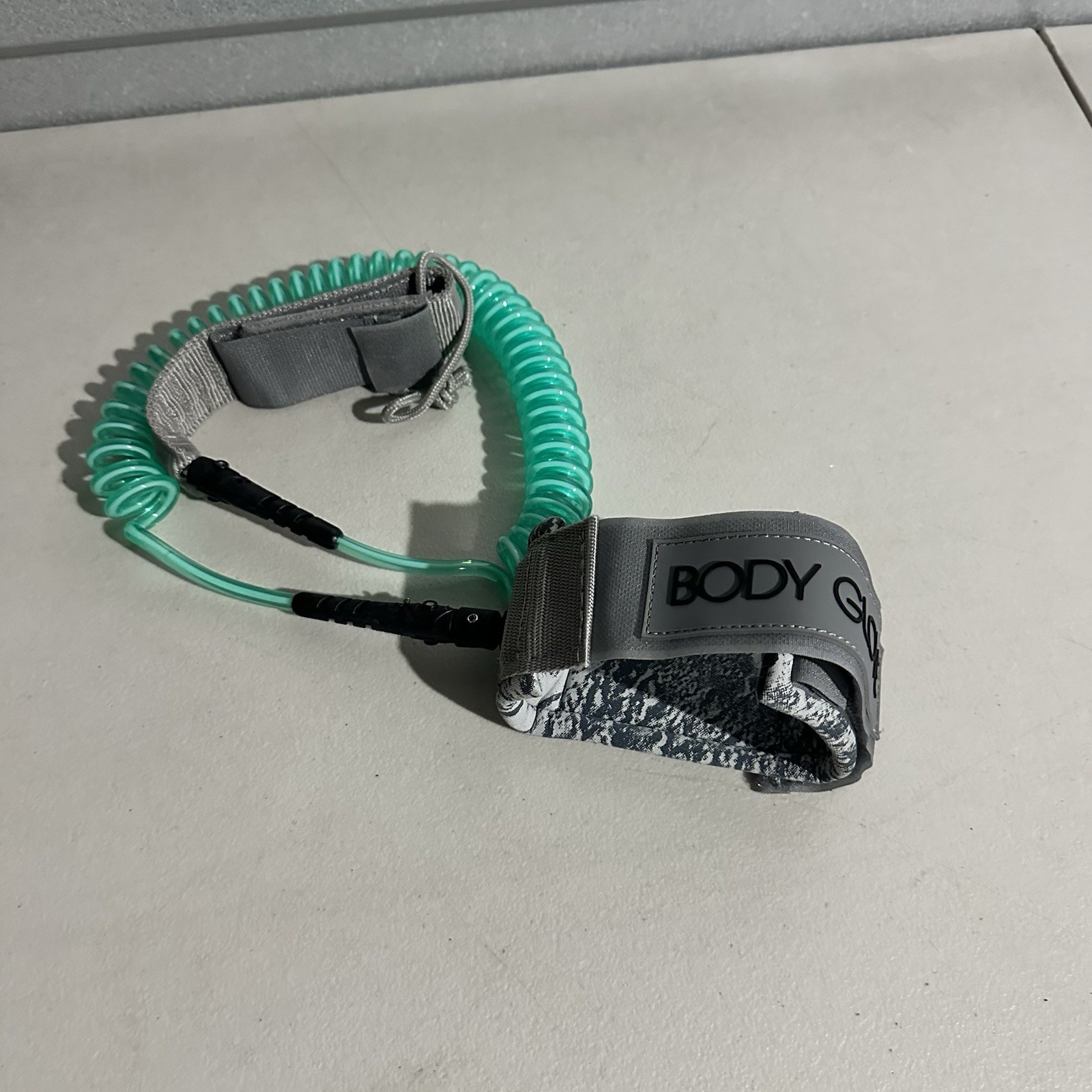 Body Glove SUP Paddleboard Leash – Coiled Cord, Neoprene Ankle Strap