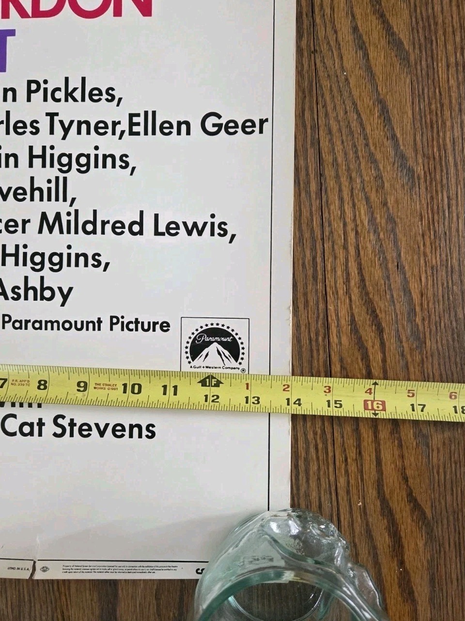 Harold And Maude Original Movie Insert Poster