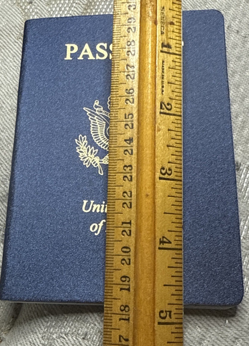 RETIRED “U.S.A. PASSPORT SIMULATION-PROP - Full COLOR - Passport- MOVIE PROP🎥