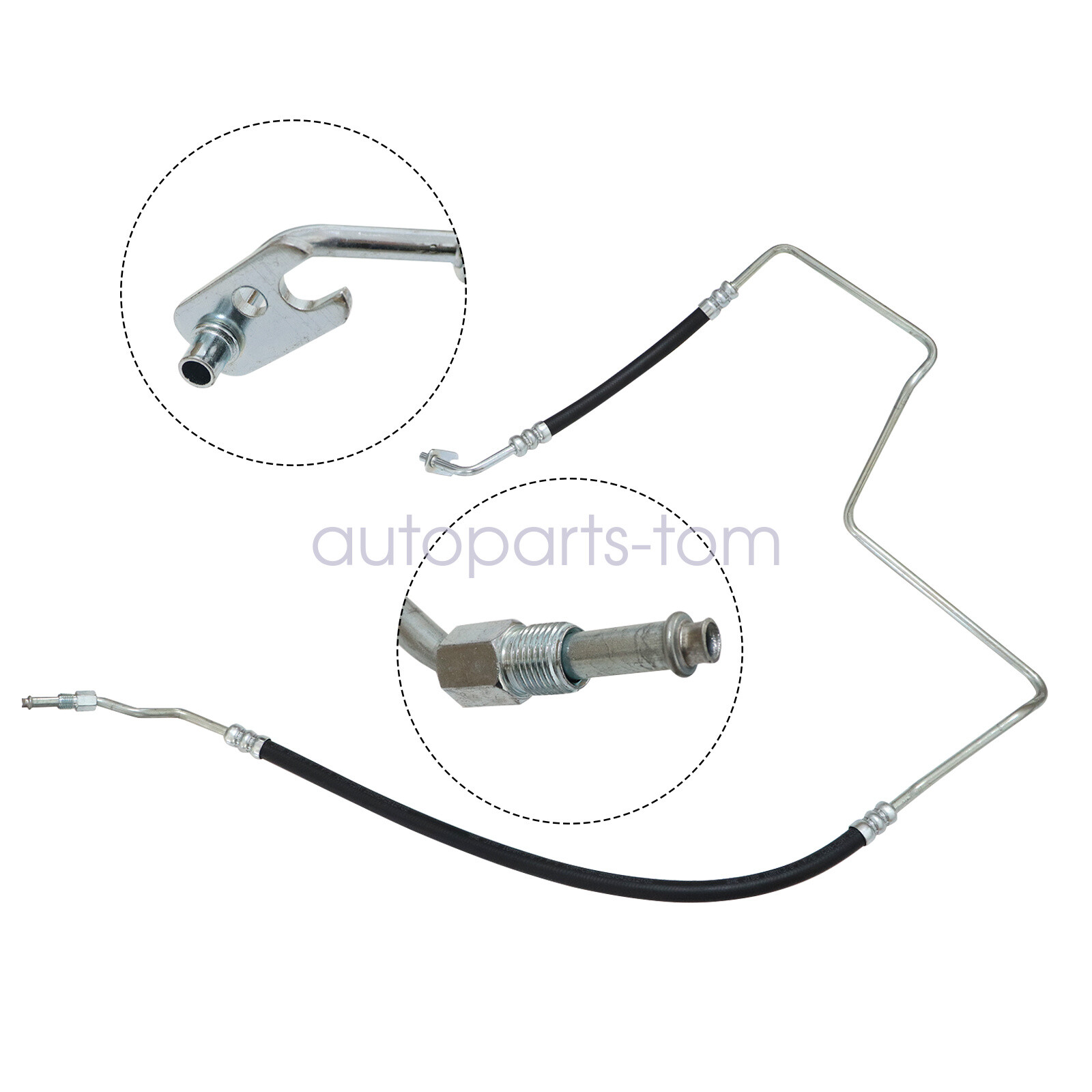 Set of 3 Power Steering Hose For 02-09 Chevy Chevrolet Trailblazer Envoy EXT GMC