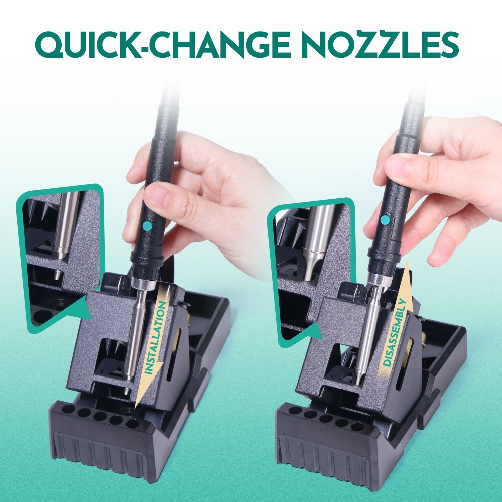 YIHUA 992D-II Hot Air Rework Station for Microscope Soldering Electronic Repair