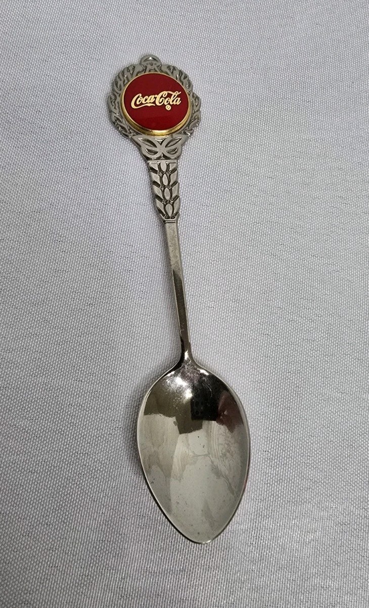 Vintage Coca-Cola Souvenir Spoon Collectible Coke Advertising Flatware