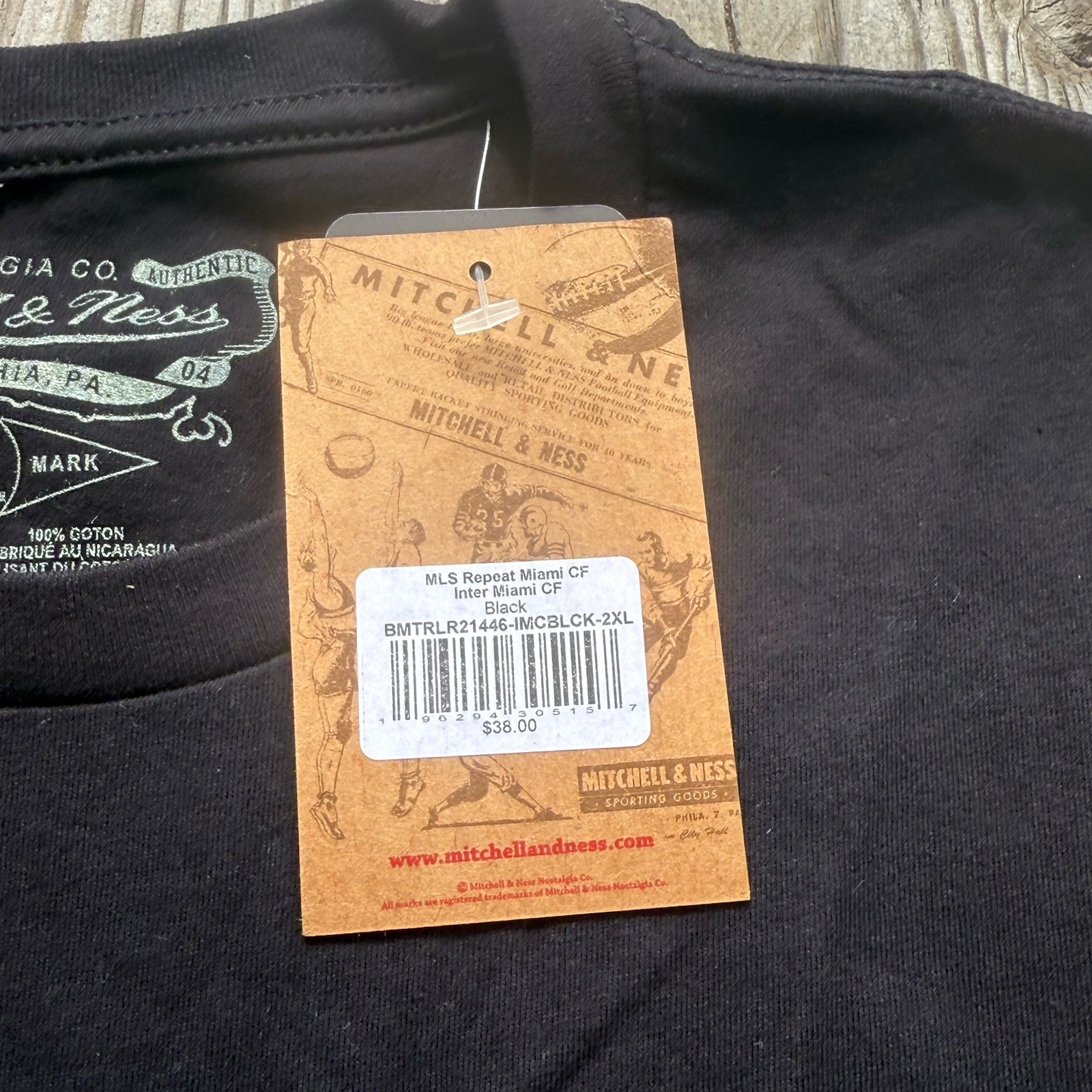 Men's Mitchell & Ness MLS Inter Miami CF T-Shirt Black 2XL