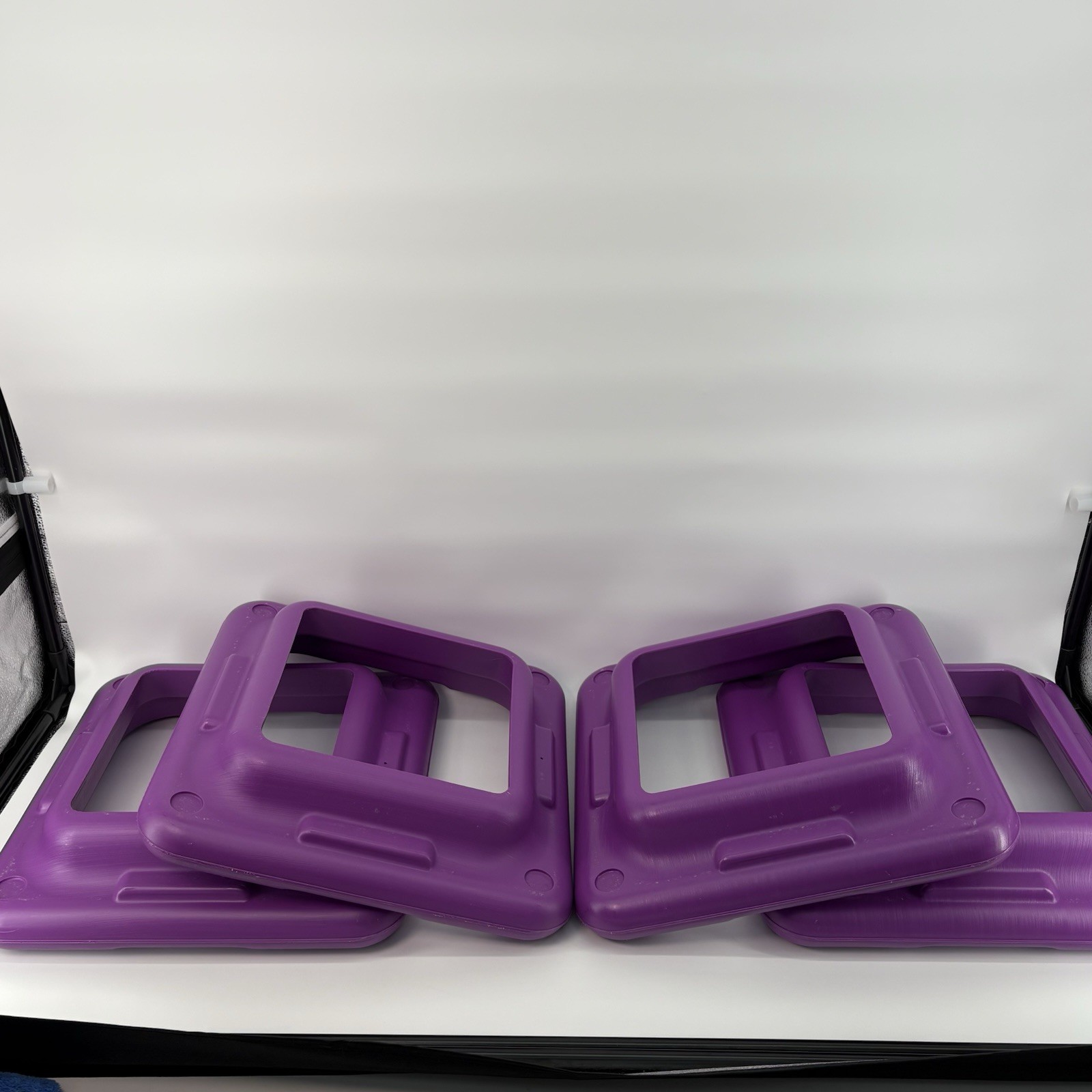 Vintage THE STEP Original Exercise 43" Aerobic Stepper w/ 4 Risers Free Shipping