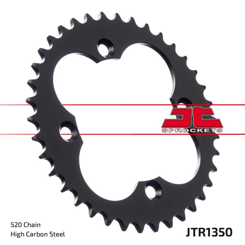 JT Sprockets 38 Tooth Rear Steel Sprocket for Honda TRX400EX & TRX400X Sportrax
