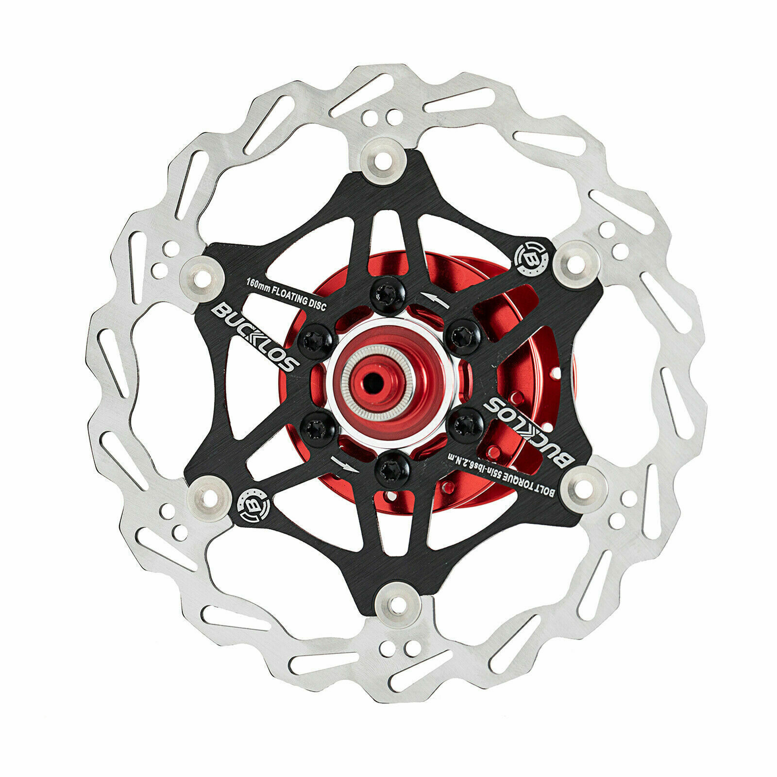 1/2pcs Floating Disc Brake Rotor 160/180/203mm 6Bolt MTB Bike Rotor Bicycle Part