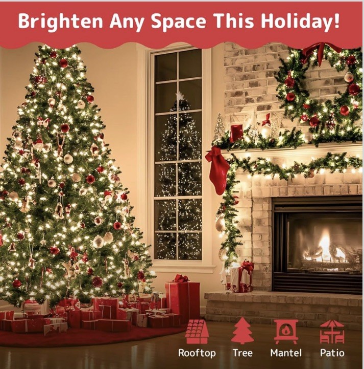 2 Packs NEW Holiday Time Clear LED 100 Mini Lights Green Wire 200 Total Lights