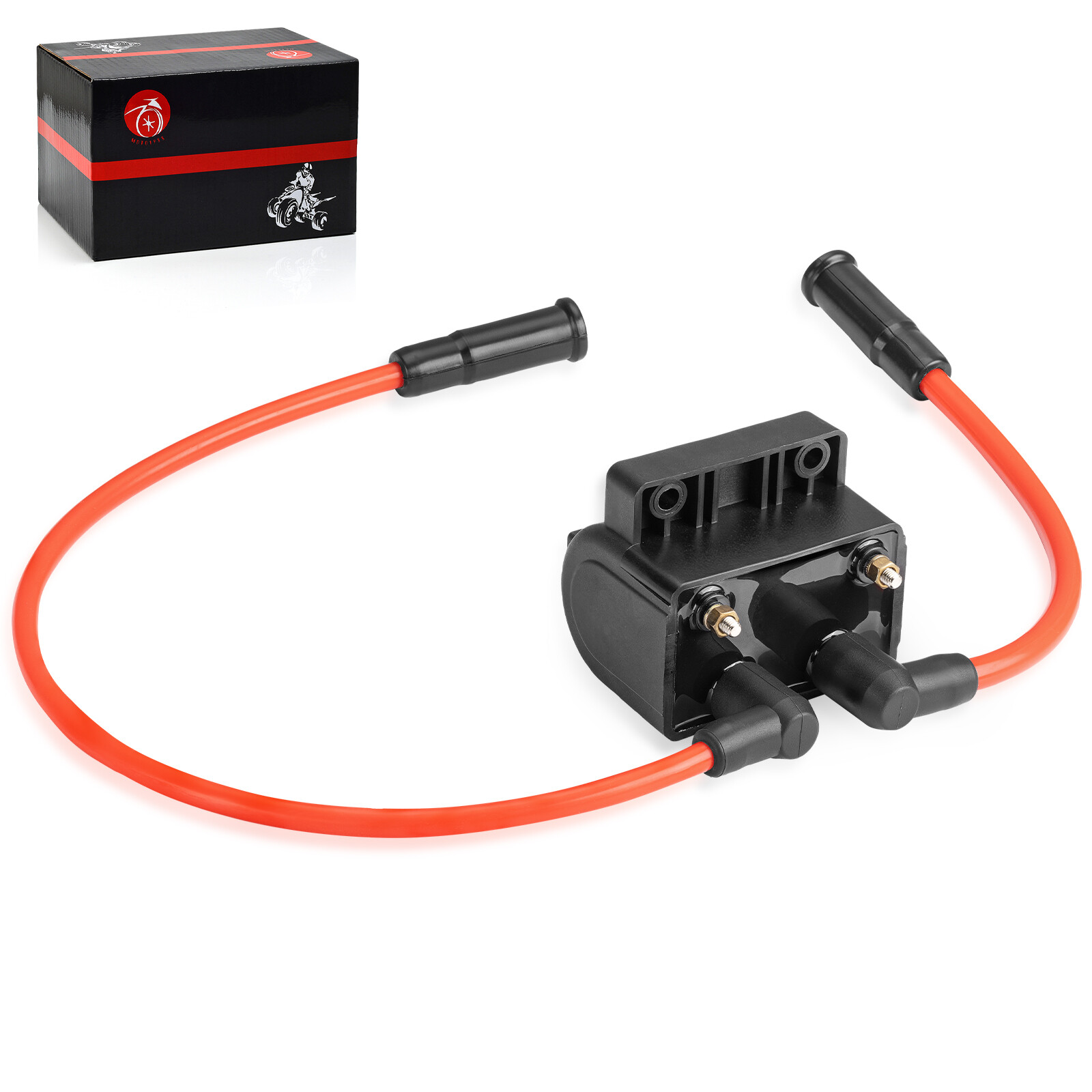 Ignition Coil and Spark Plug Wire Cap For 1991-2003 Sportster 883 XLH883 XL883