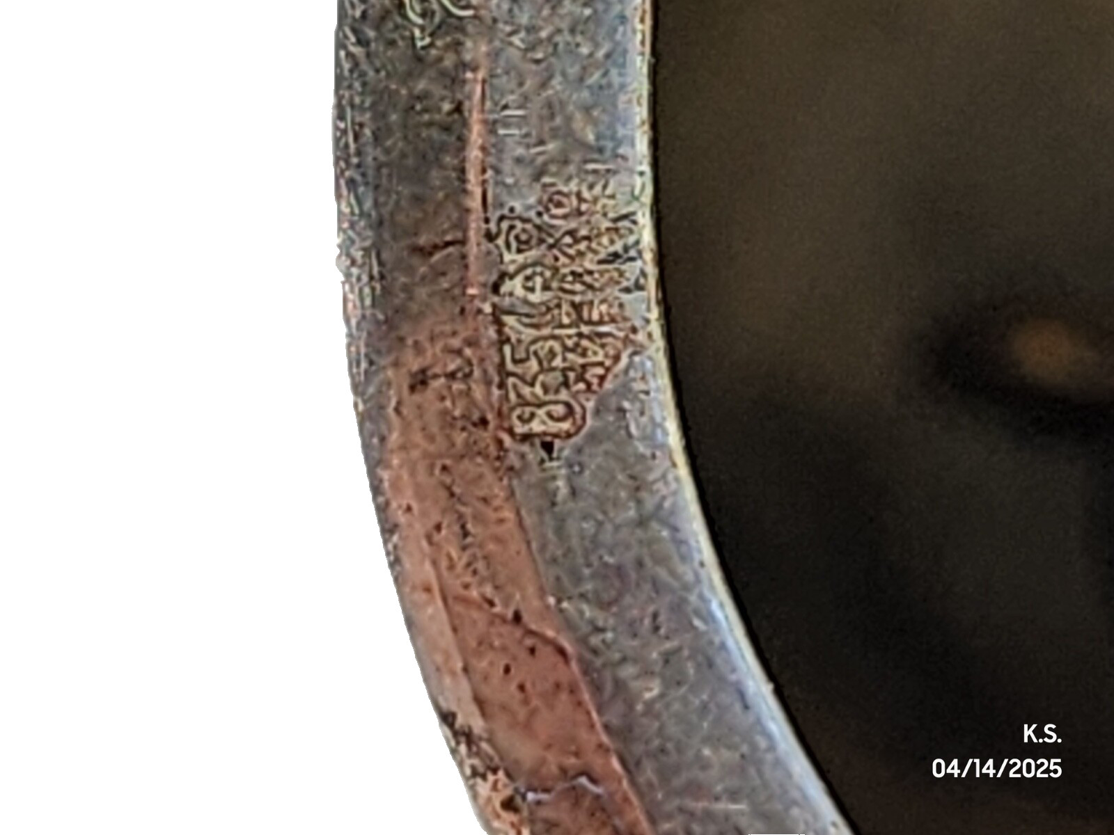 Wilhelm Binder .835 Silver Figural Bell – Mythical Dolphin Handle c.1900