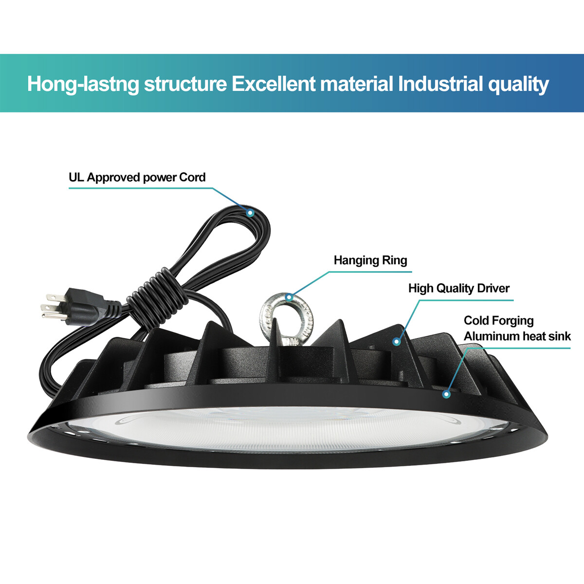300W UFO Led High Bay Light Commercial Industrial Factory Warehouse Shop Light