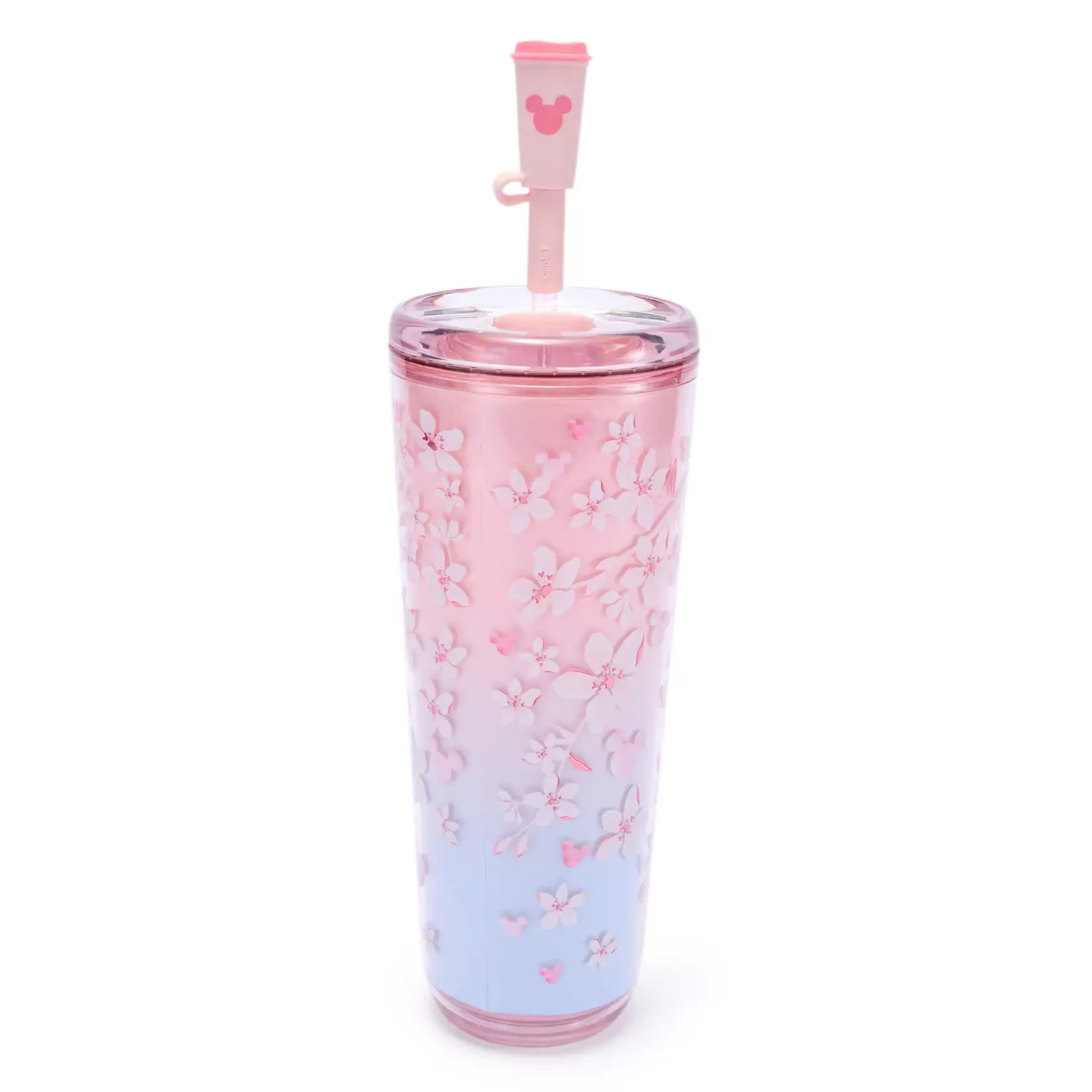 Disney Cherry Blossom Mickey Mouse Icon Sakura Starbucks Tumbler & Straw Presale