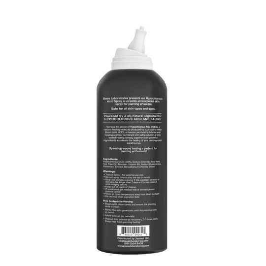 Piercing Aftercare Hypochlorous Acid Spray
