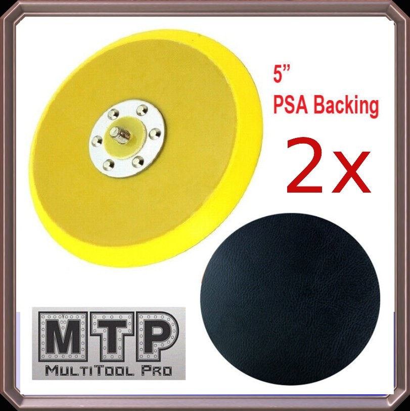 2x 5" PSA  Sanding Pad 5"X 5/16" 24 TPI Thread DA Sander Grinder Polishing