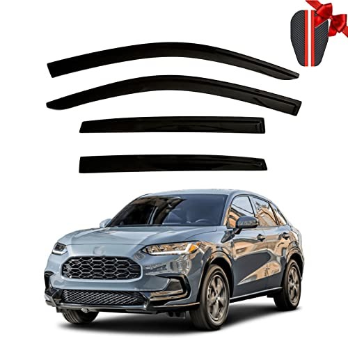 4PCS Side Window Wind Deflectors Compatible with HR-V 2023 LX HRV Window