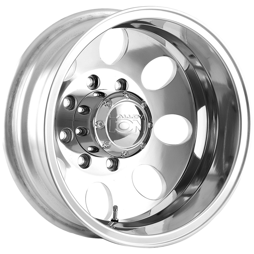 (Set of 4) Ion 167 Dually 16 Inch 8x165.1(8x6.5") Polished Wheels Rims