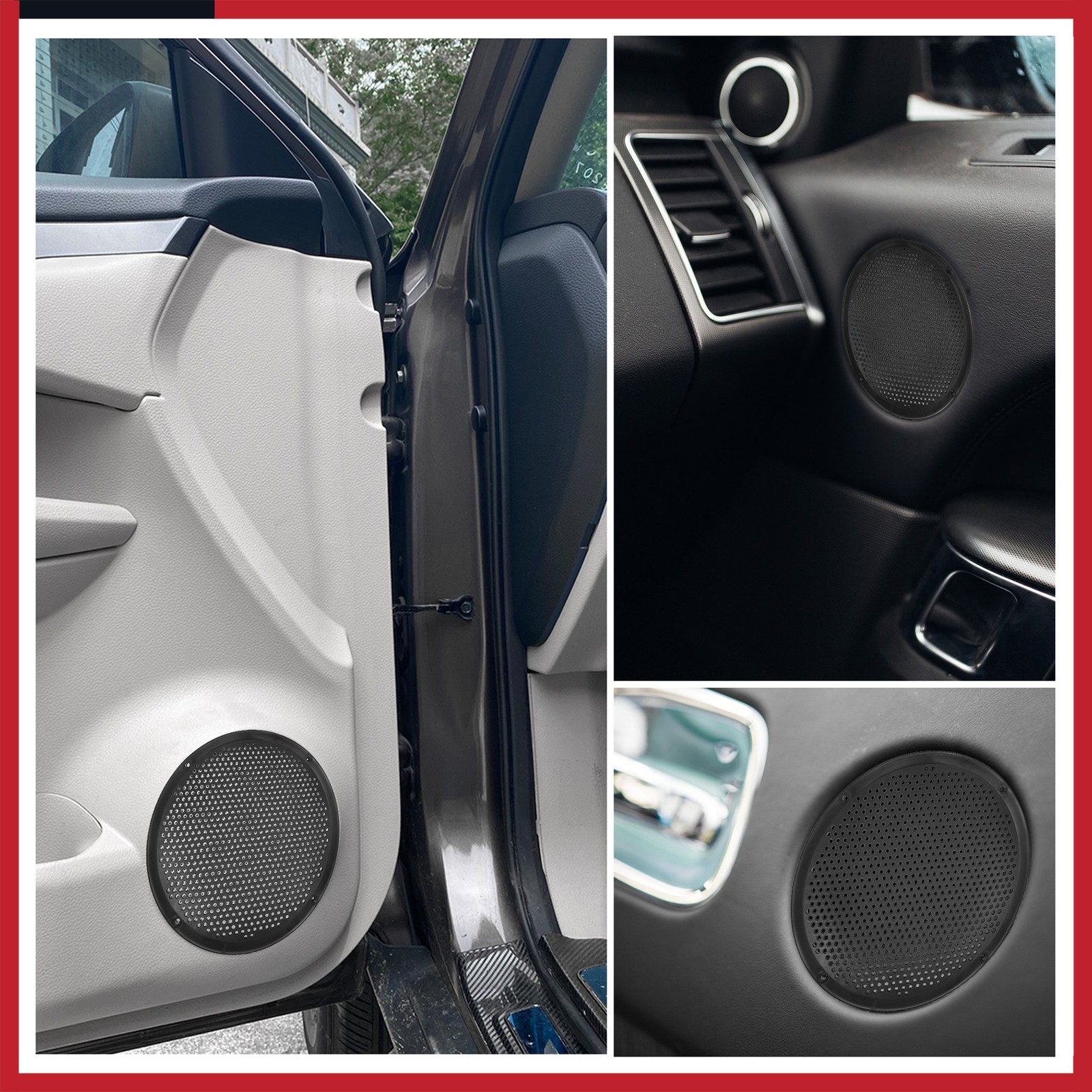 4PCS 8 Inch Car Subwoofer Speaker Grills Cover Mesh Guard Protector Universal
