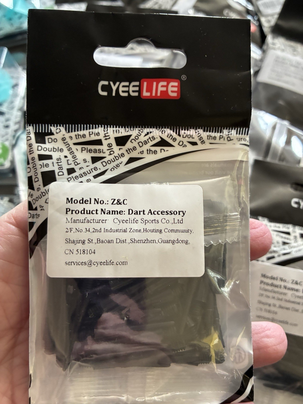 Cyeelife 84 Pcs Soft Tip Molded Dart Flights + 1000 Dart Points. Brand New