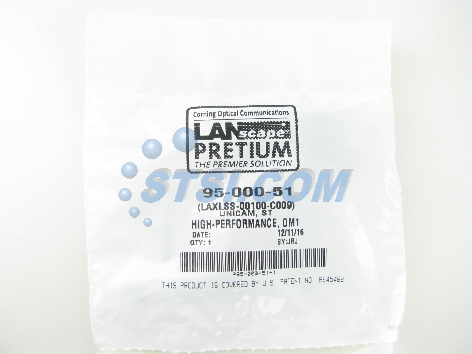 (25) Corning Unicam ST MM 62.5 OM1 Fiber Optic Connector 95-000-51 2016 ~STSI