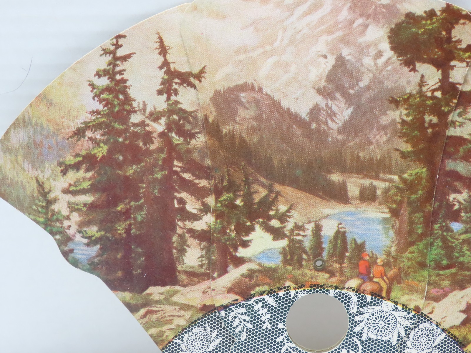 Heidels AG Food Market Vintage Advertising Fold-Out Hand Fan