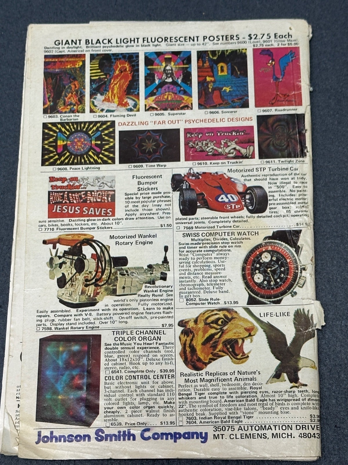 Johnson Smiths Fun Filled Catalog 1975 Vintage Retro Advertising 1600+ Unique It