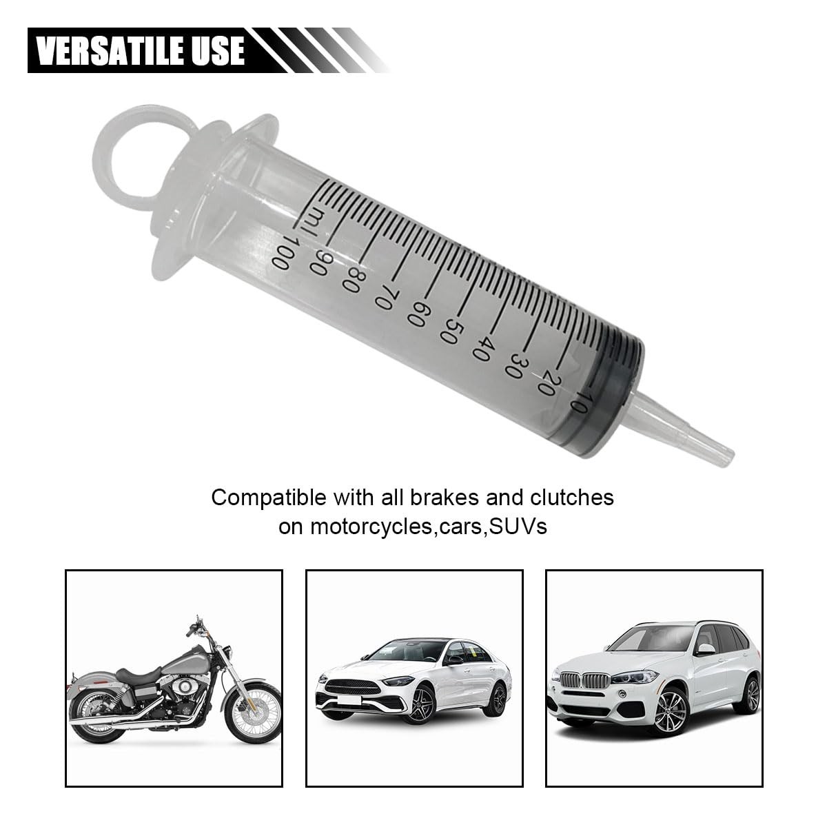 Brake Bleed Kit Hydraulic Disc Clutch Bleeder Syringe Tool Universal