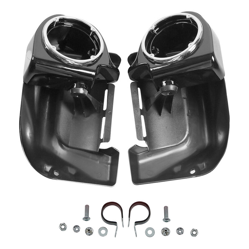 6.5" Speaker Box Pods Lower Vented Leg Fairings Fit For Harley Touring 1983-2013