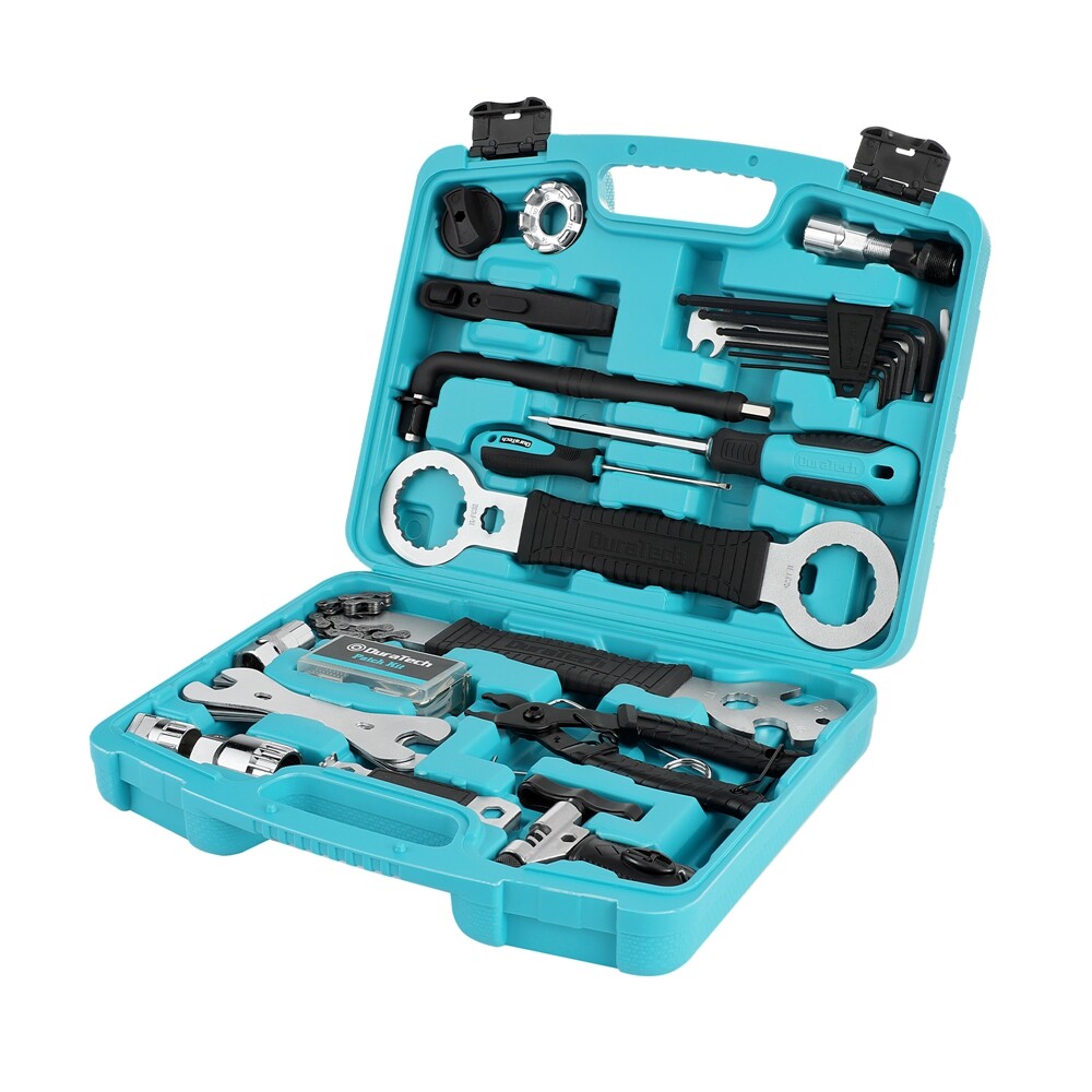 DURATECH 41PCS Bicycle Tool Kit Bike Tool Kit w/Storage Box Bike Repair Tool Kit