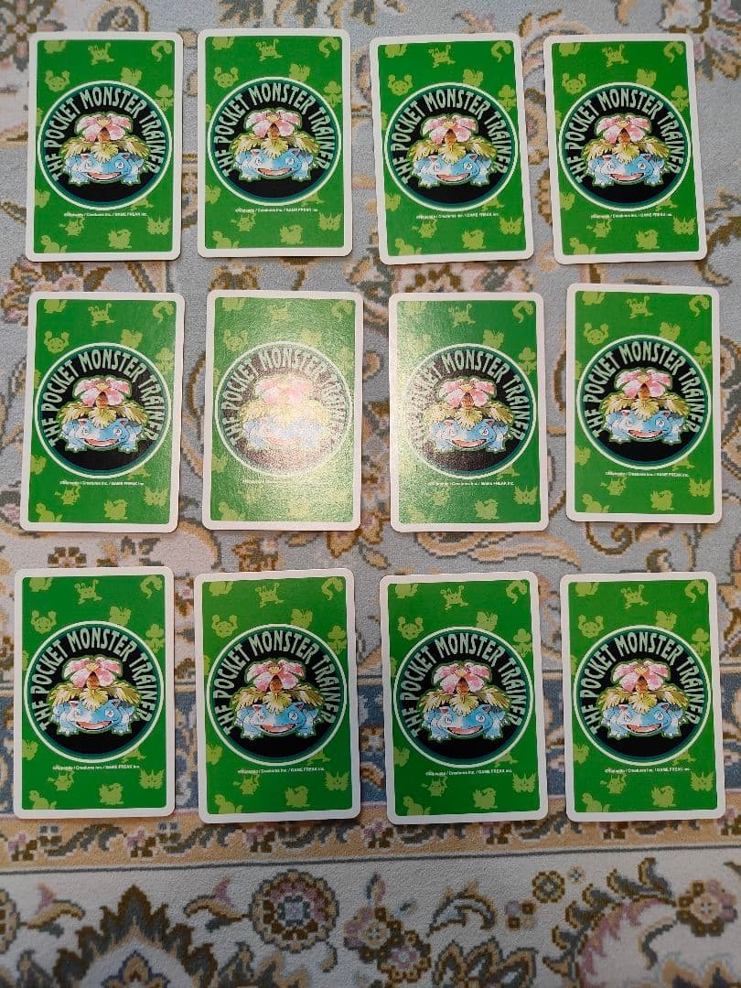 Pokemon Playing Cards Poker Venusaur Deck Green 1996 Nintendo JP rare