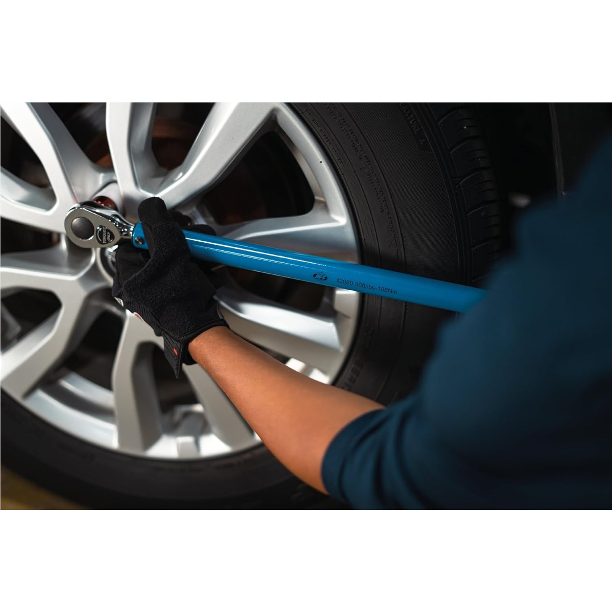 American Forge & Foundry Torque Wrench Set - 1/2" Drive 5 Pc. - Preset - 65,100,