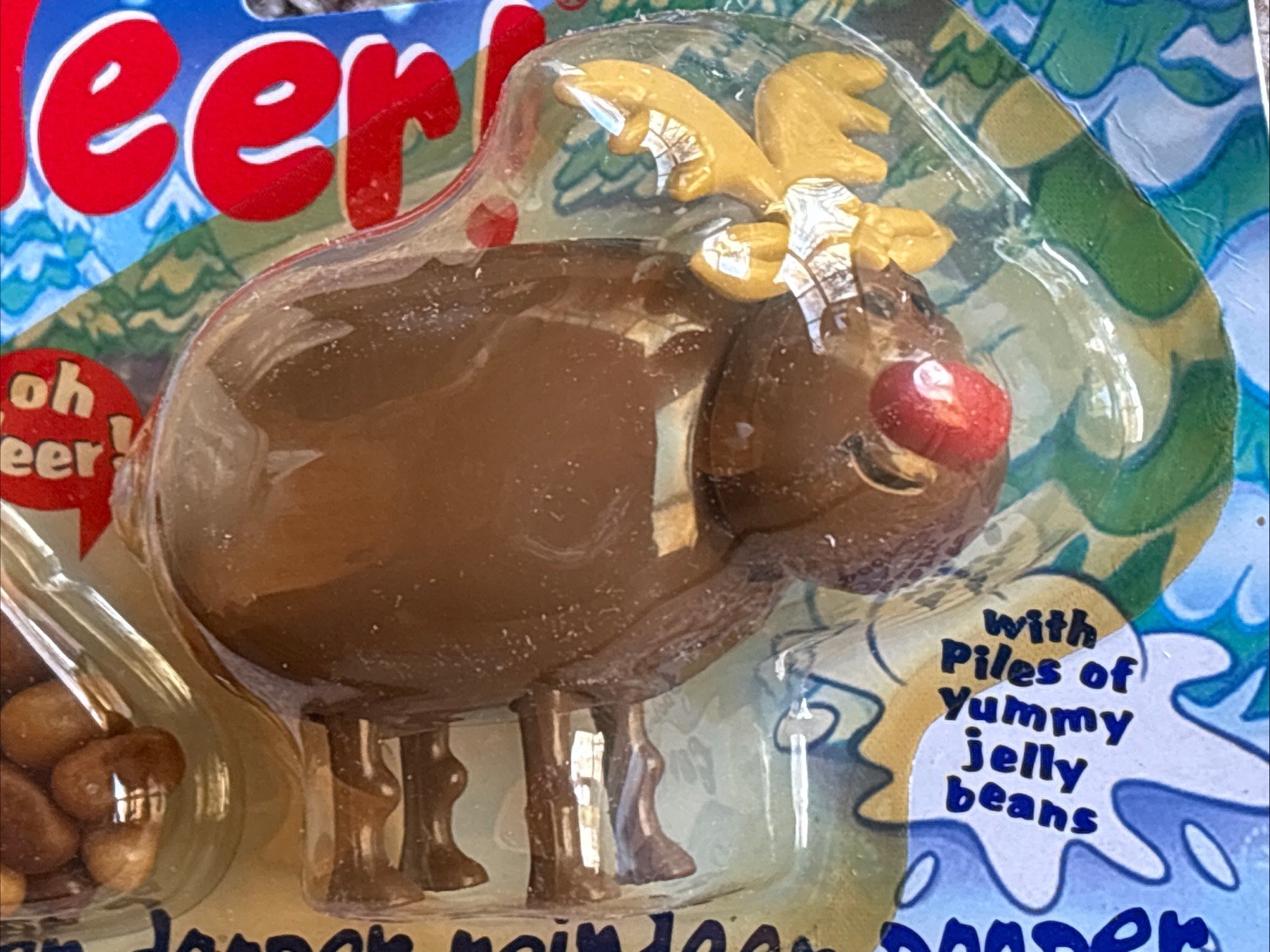 Oh Deer! The Super Dooper Reindeer Pooper! Jelly Bean Dispenser ~don’t Eat 2002