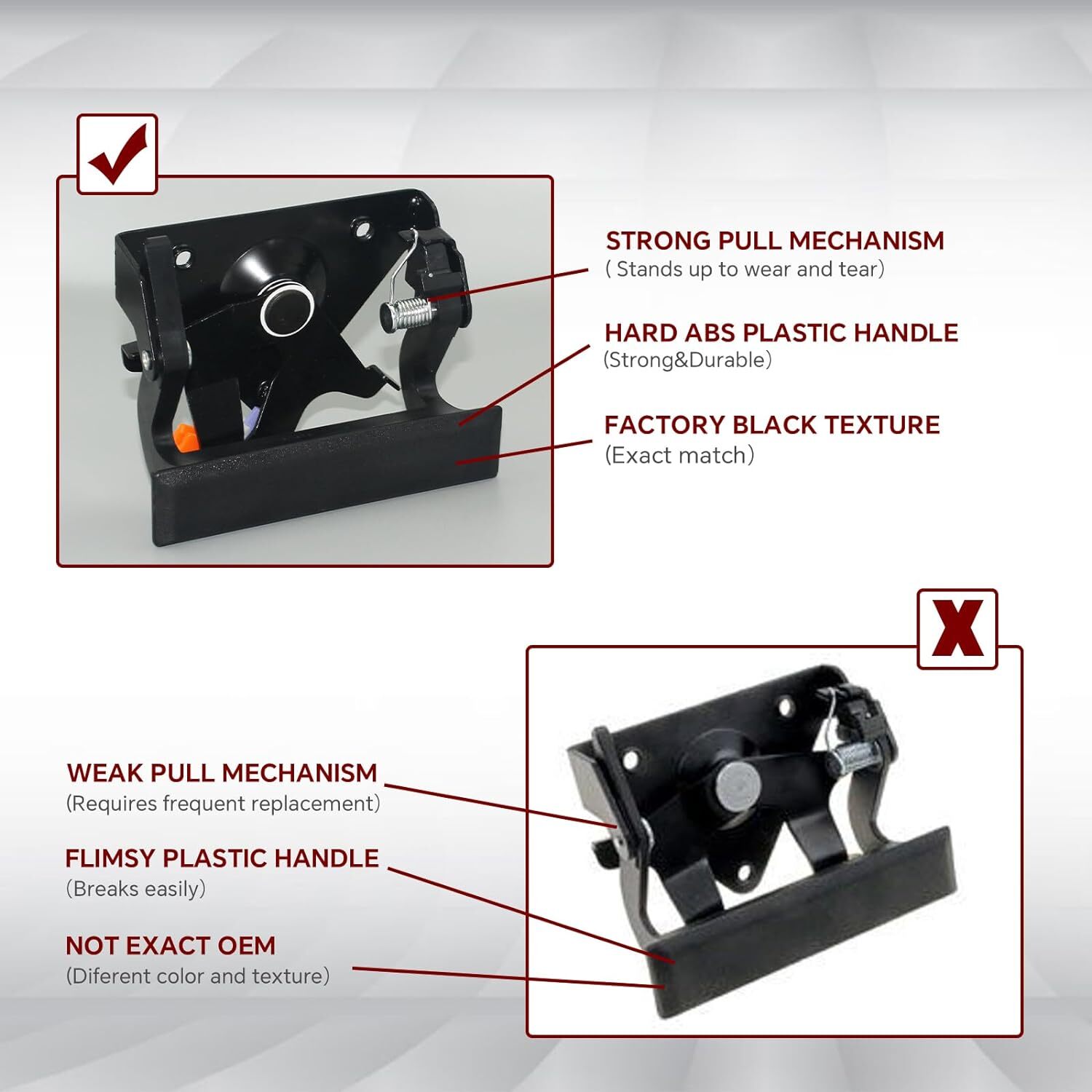 Tailgate Handle & Bezel For Chevy Silverado C/K C1500 C2500 C3500 1988-1998