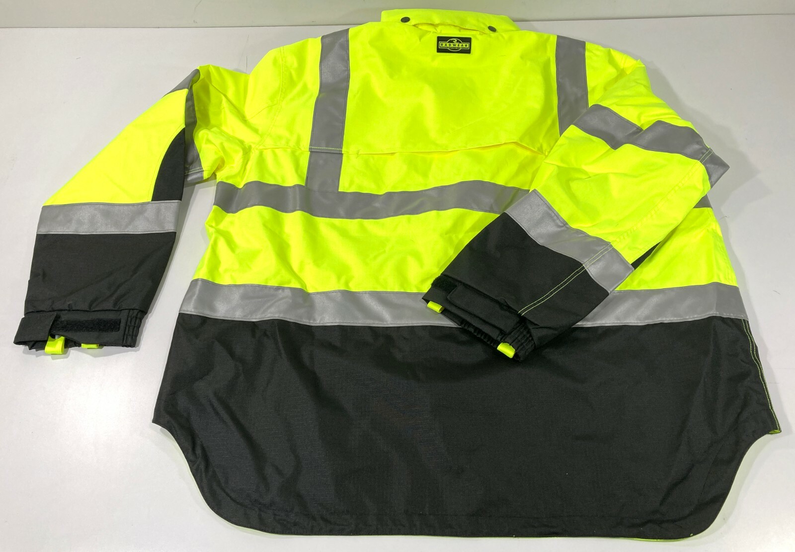 RADIANS RW32-3Z1Y RADWEAR CLASS 3 HEAVY DUTY RIP STOP HI VIS RAIN JACKET COAT MD