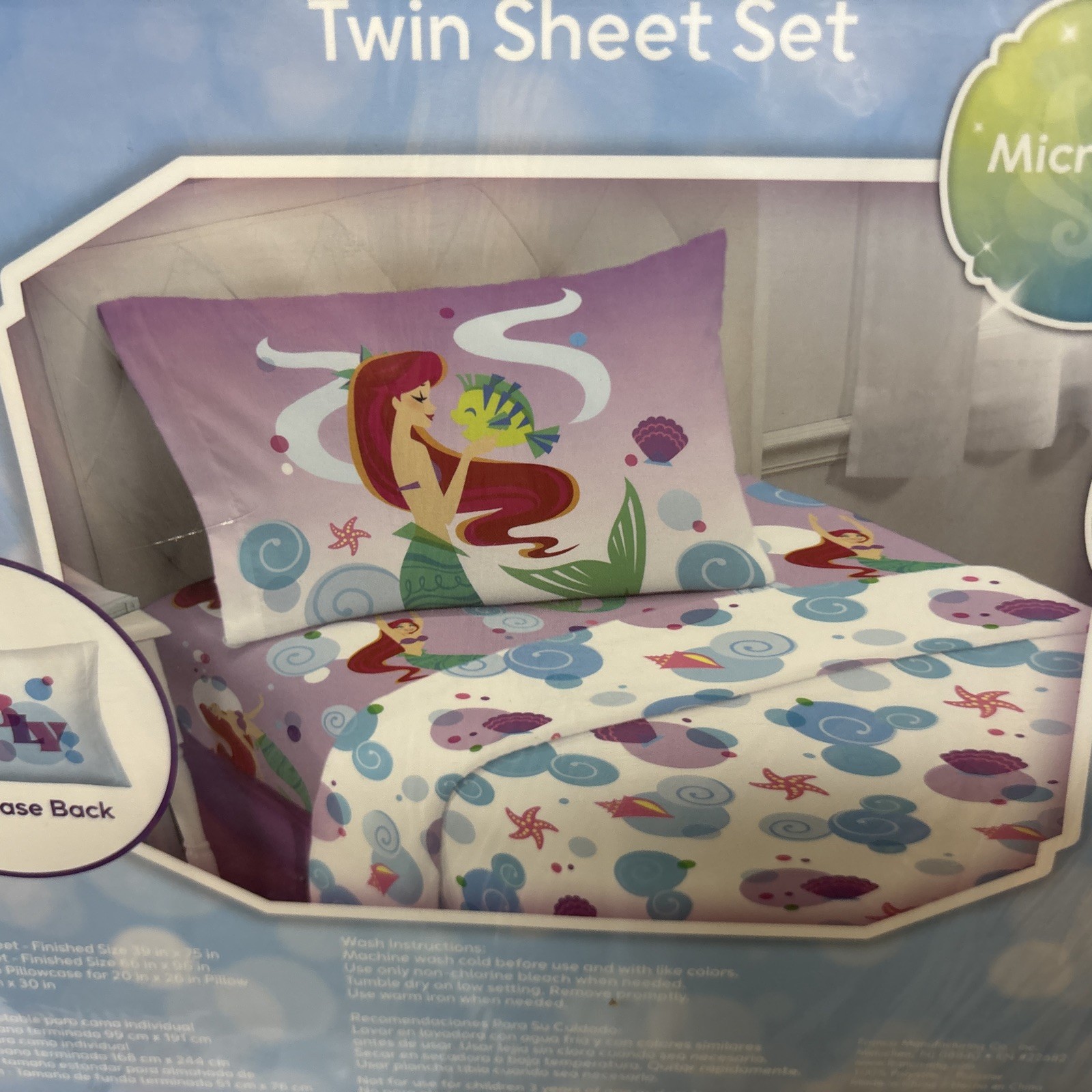 Disney Princess Twin Sheet Set Girls Kids New Brand New