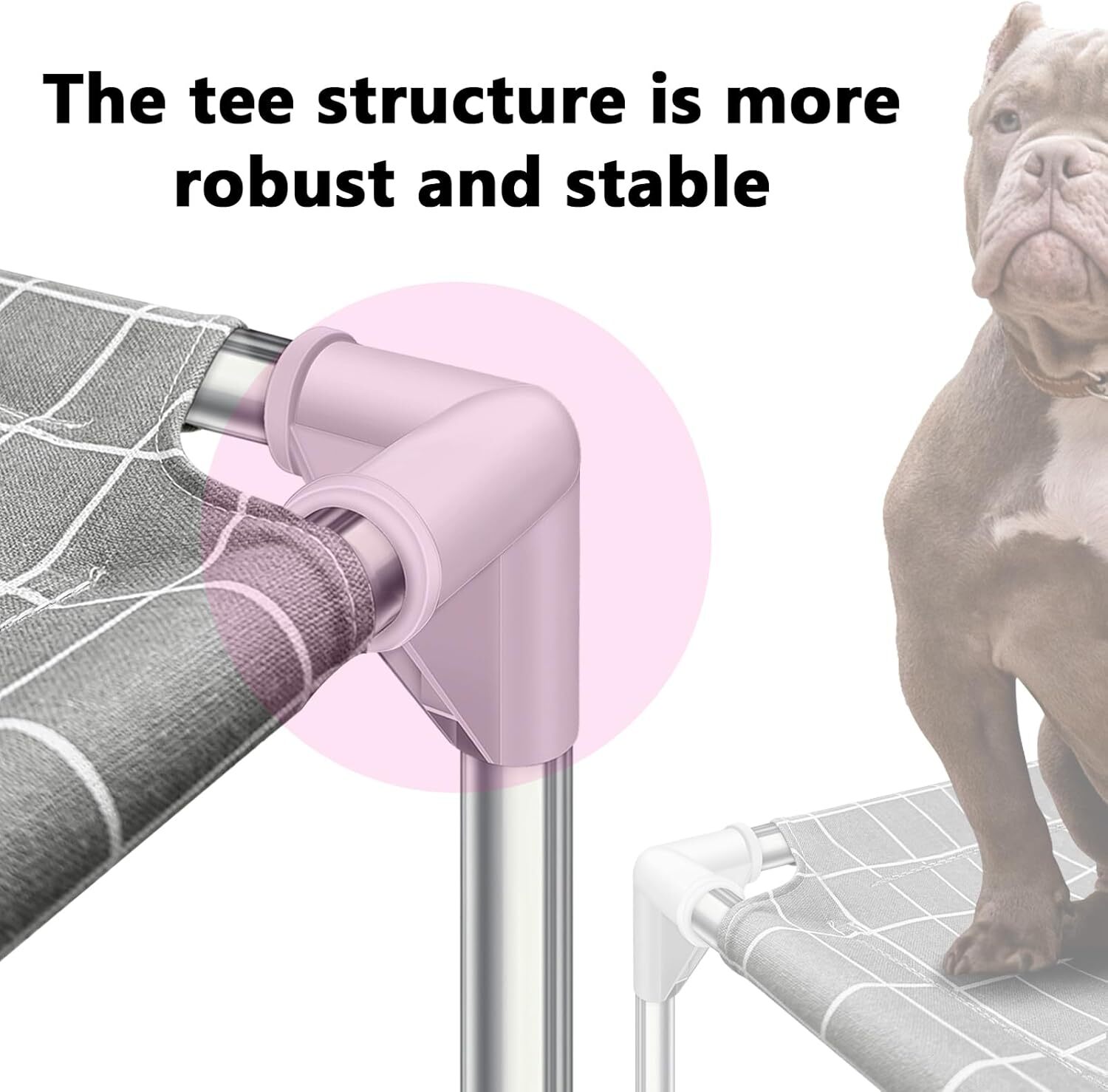 Elevated Pet Bed Dog Cot- Pet Bed for Small Dogs | Raised Dog Bed for Indoor and