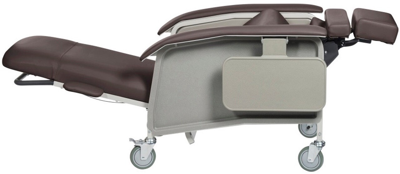 NEW Clinical Care Geri Chair Recliner, 3 POSITION , CHOCOLATE MODEL D577-CHOC