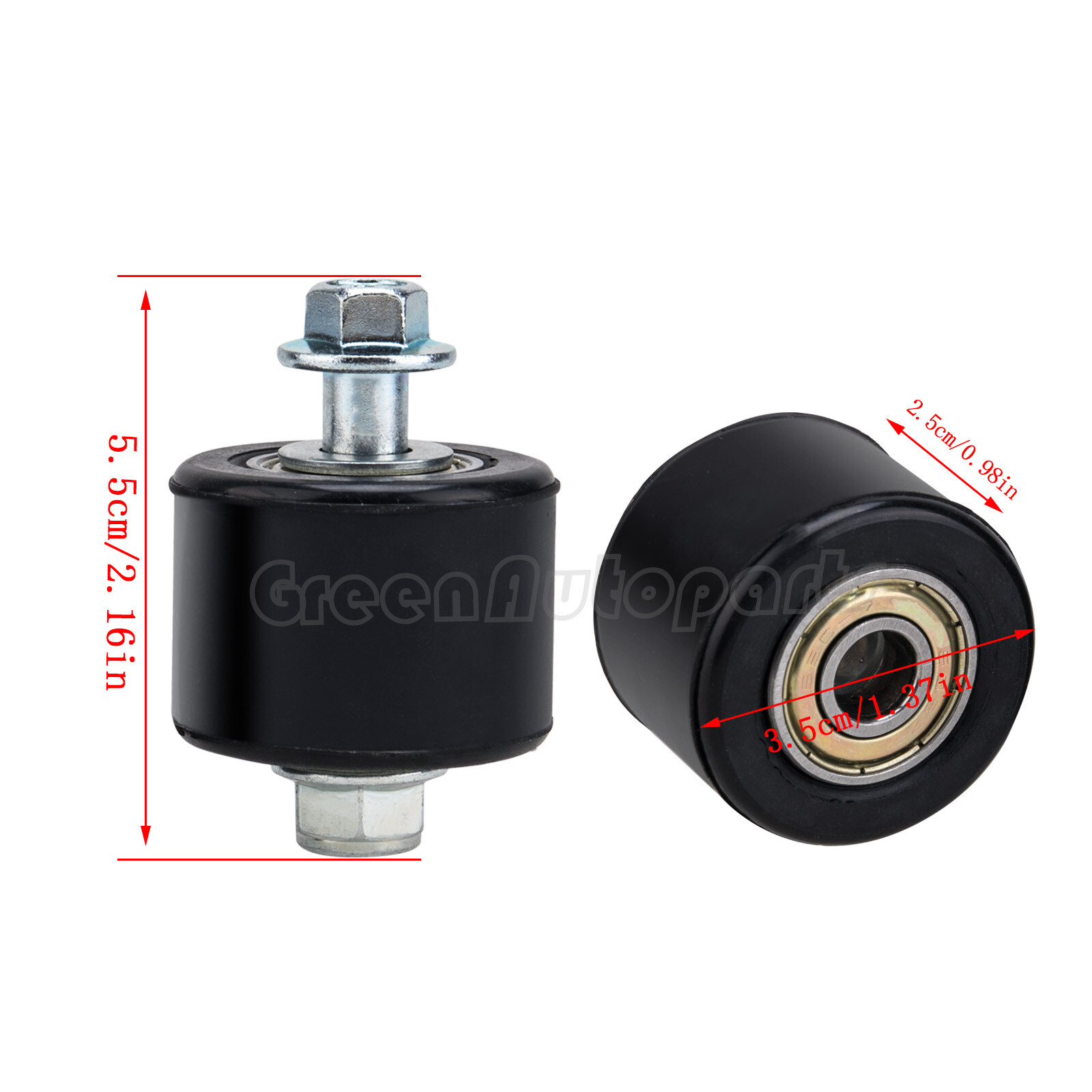 High Performance Chain Roller Set For 1987-2006 Yamaha YFZ 350 Banshee