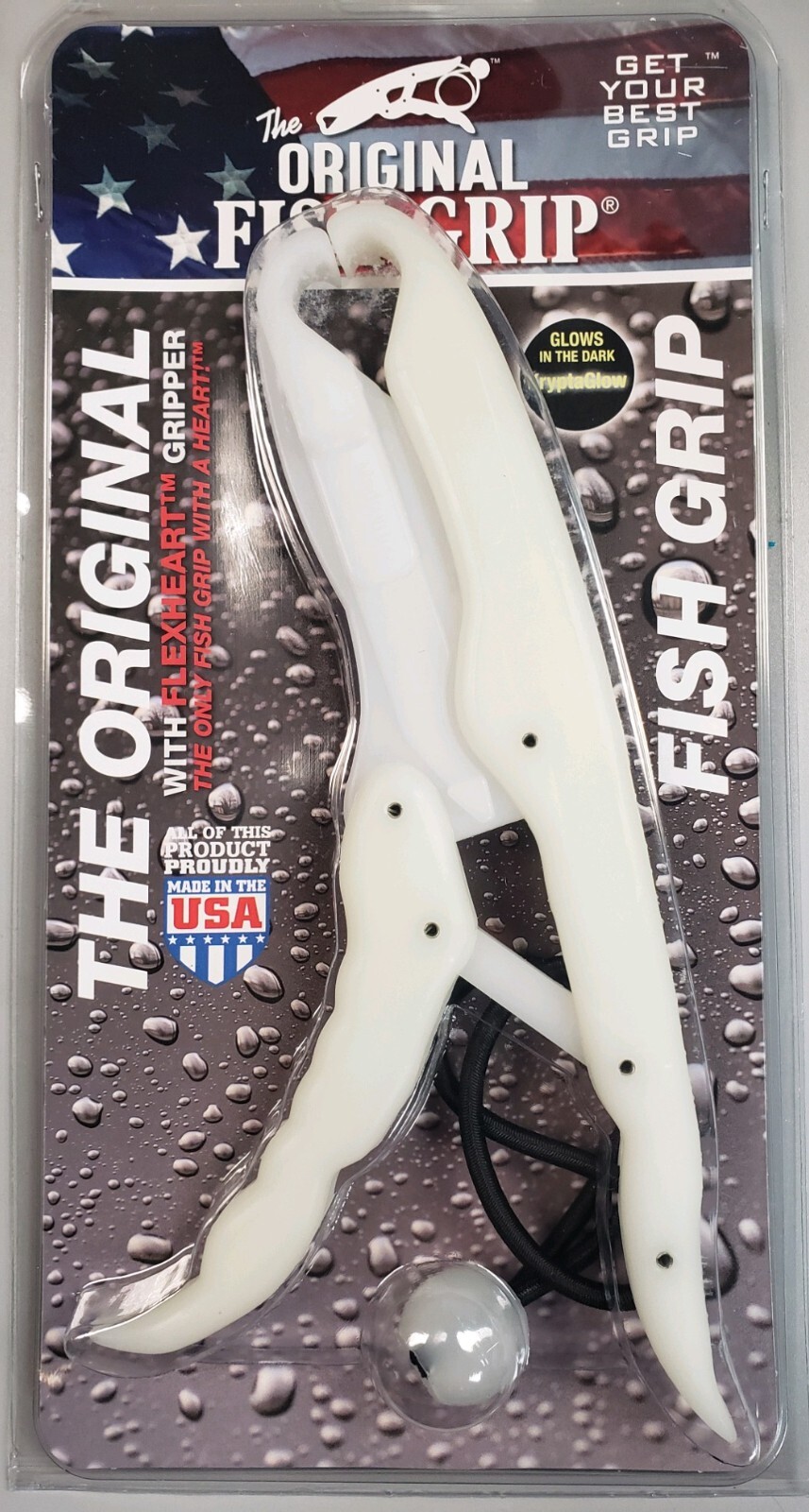 The Fish Grip ORIGINAL Fishing Pliers GLOW Lip Gripper Holder Floating Grabber