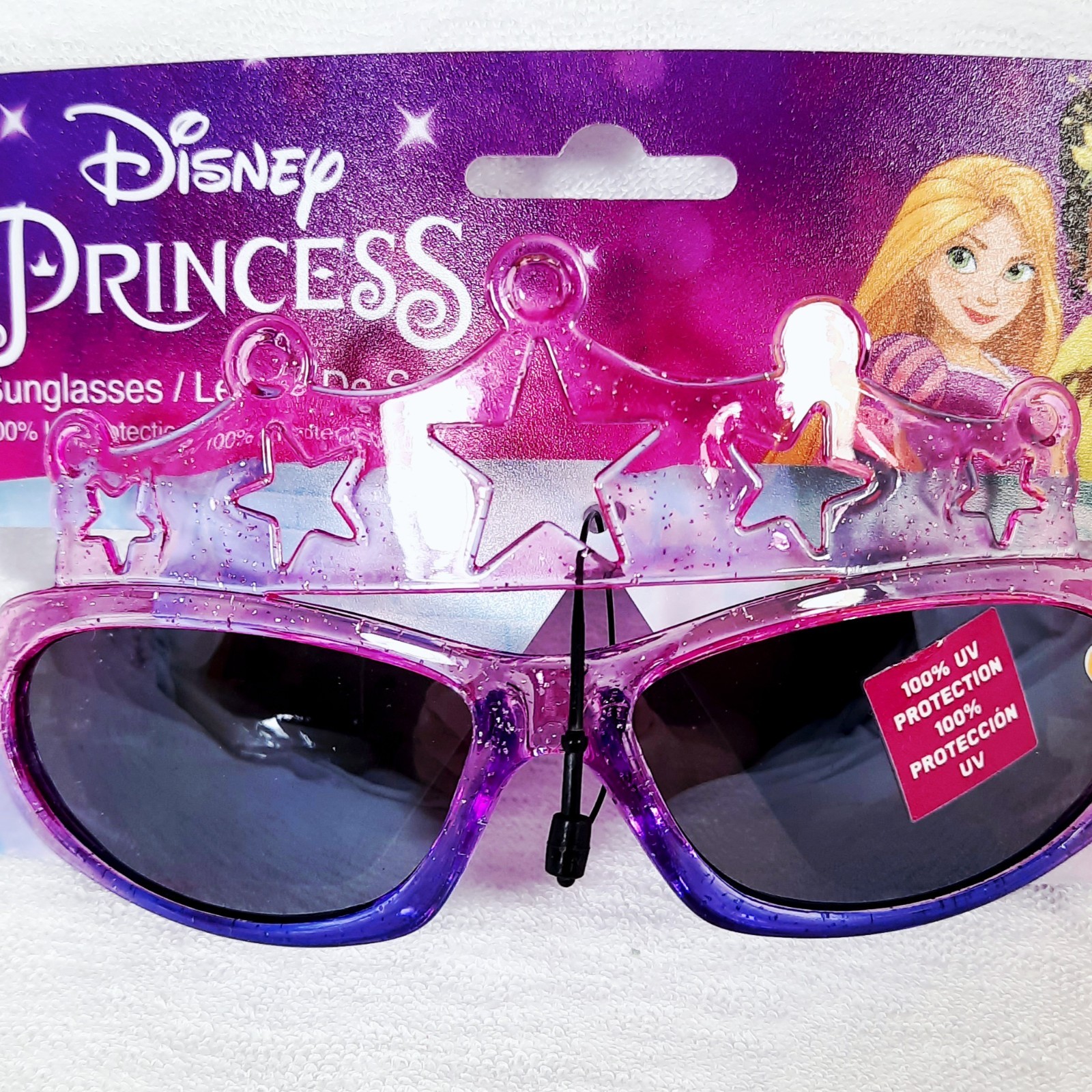 Disney Princess Crown Sunglasses Kids Shades 100% UV Protection Impact Resistant