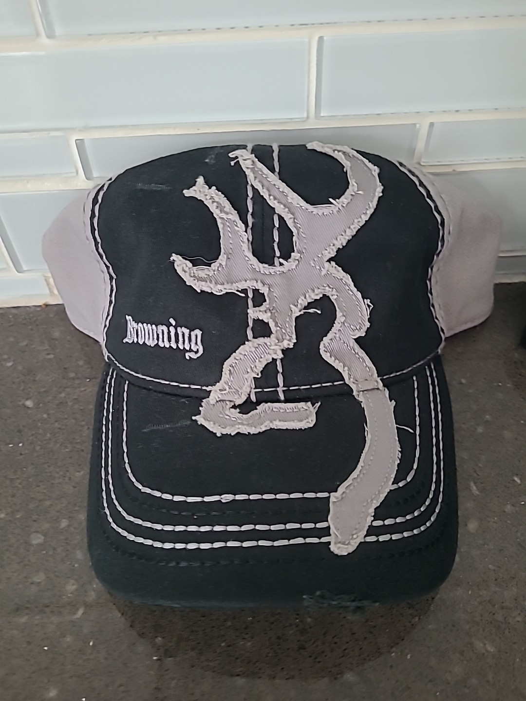 2 Hats Browning Womens Trucker Hook Loop Closure Hat Cap Cotton