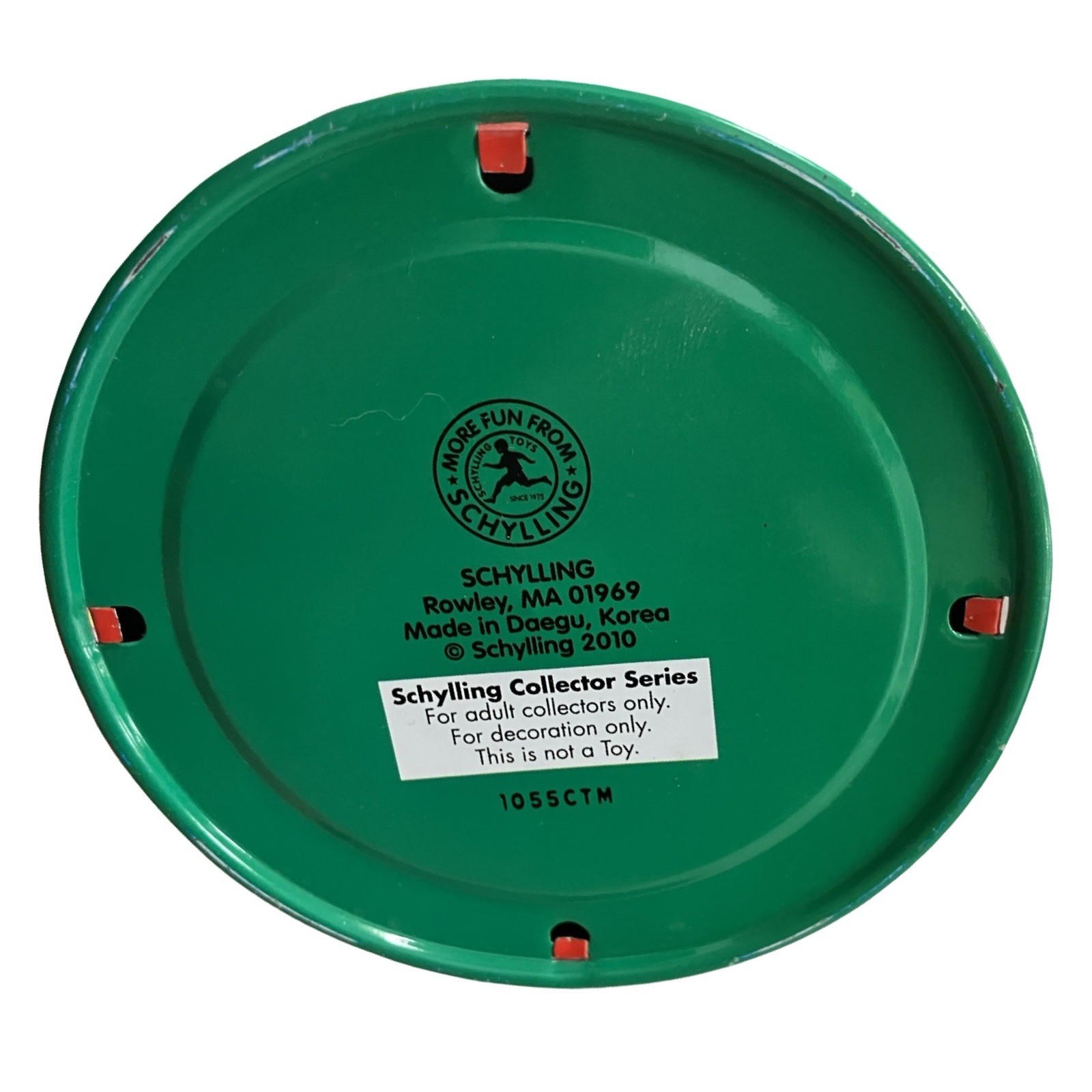 Schylling Retro Tin Type Rotating Ride A Rocket 2010 Interactive Toy - WORKS