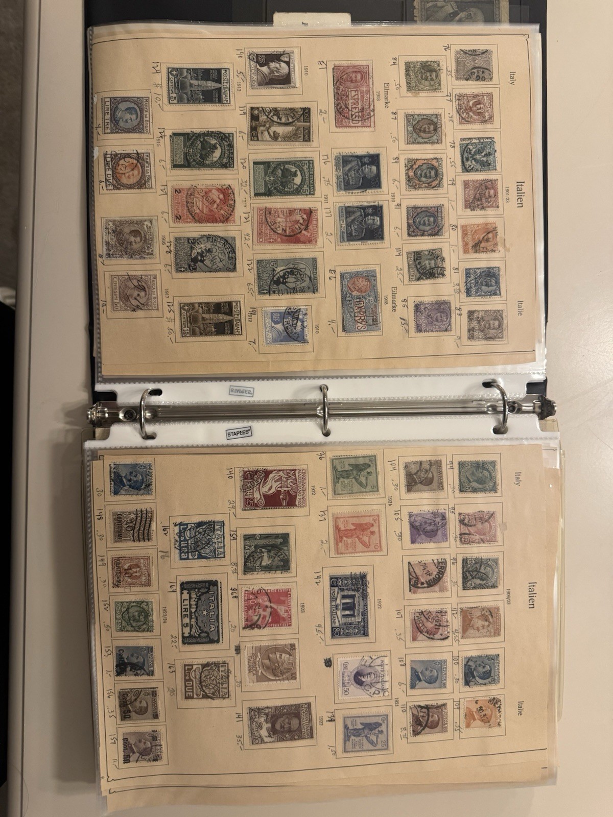 Italy Stamp Collection 2000+ Stamps Italy, Italian Themed, BV $10k+
