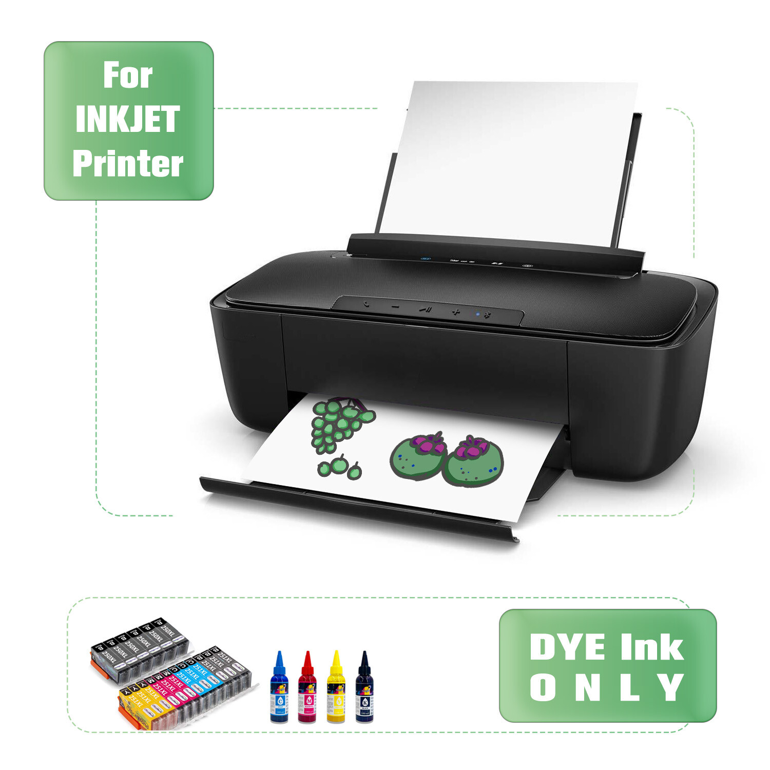 Koala Clear Sticker Paper for Inkjet Printable Vinyl Sticker Paper Waterproof 15