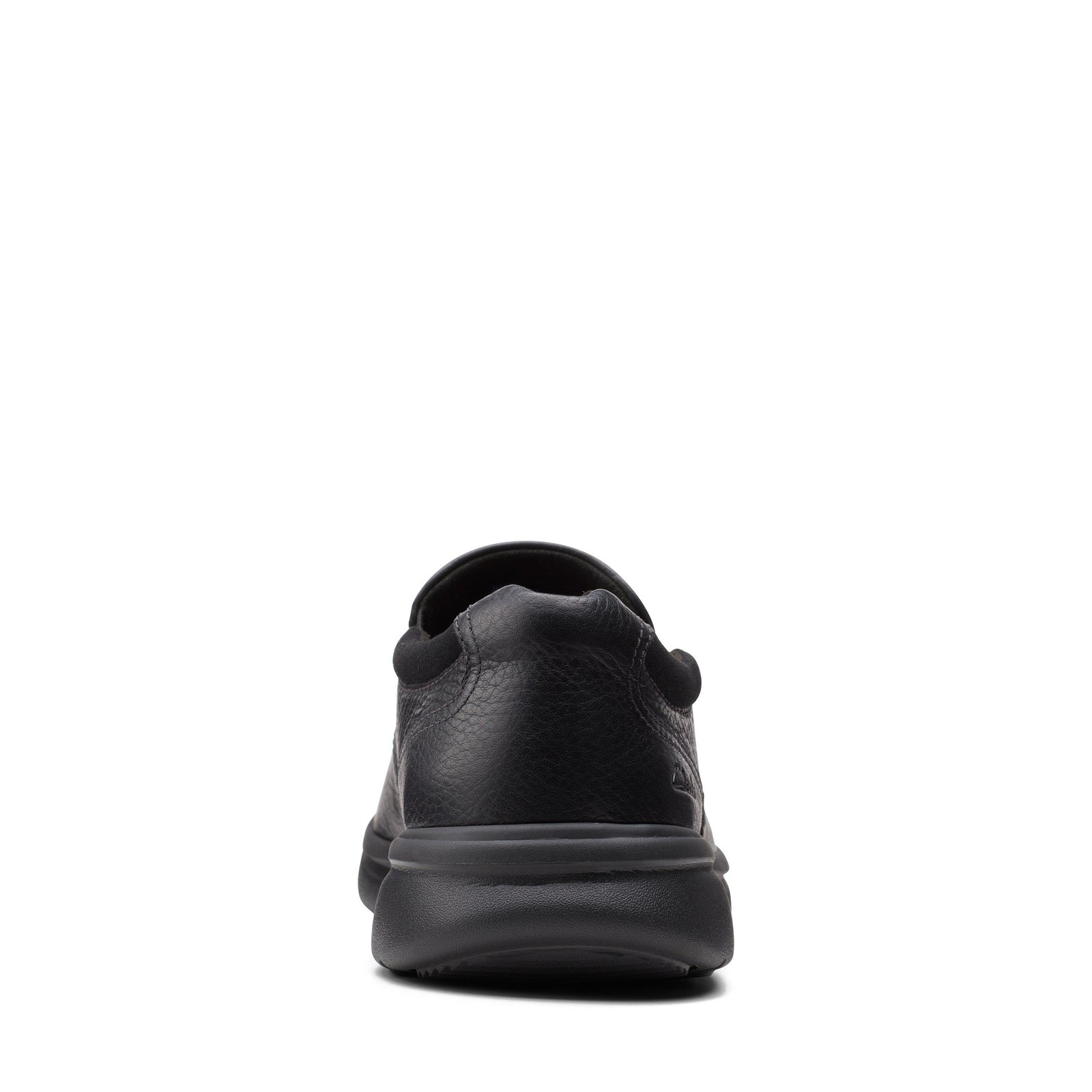 Clarks Mens Bradley Step Black Leather Casual Shoes