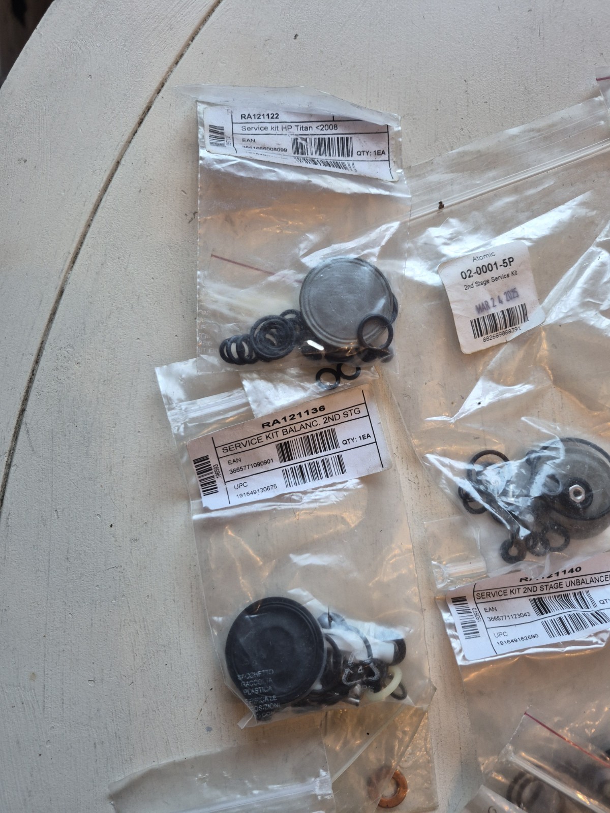 Huge Lot of Scuba Diving Equipment - Mares, Oceanic, Atomic, Apollo & More! Read