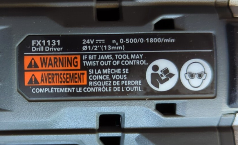 FLEX 24 Volt Drill/Driver * 1/2" Brushless Model FX1131 * Tool Only
